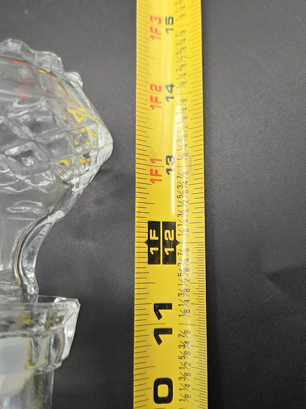 Vintage LIBBEY OF CANADA Glass Decanter & Stopper Diamond Pattern